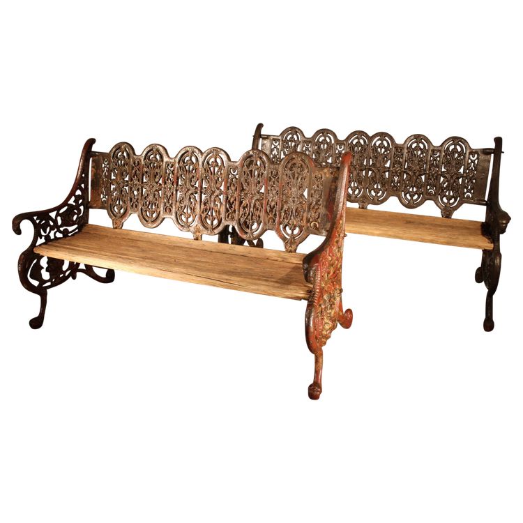 Pair of benches