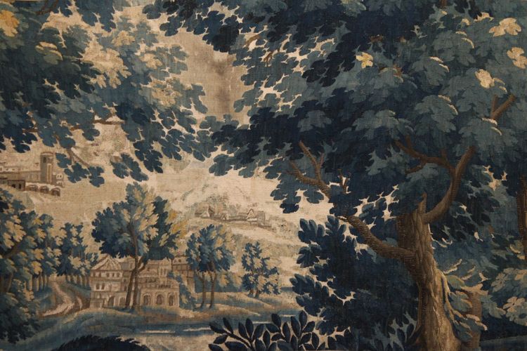 Fine Verdure, Flemish tapestry Oudenaarde, 18th century