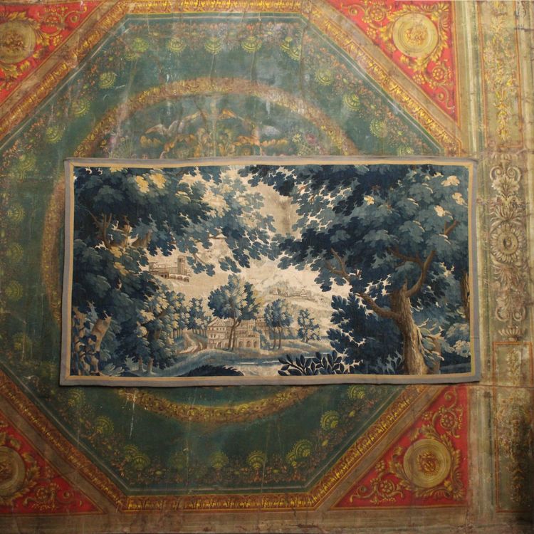 Fine Verdure, Flemish tapestry Oudenaarde, 18th century