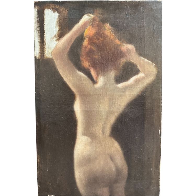 Französische Schule des Impressionismus - Akt am Fenster, circa 1890