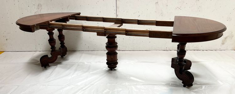 Table a pied central Napoléon III Acajou massif XIX siècle