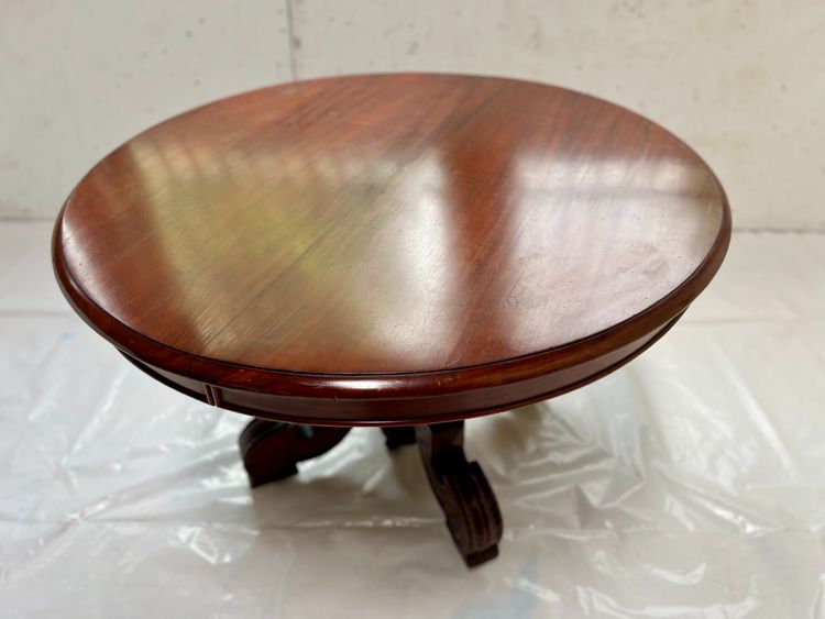 Table a pied central Napoléon III Acajou massif XIX siècle
