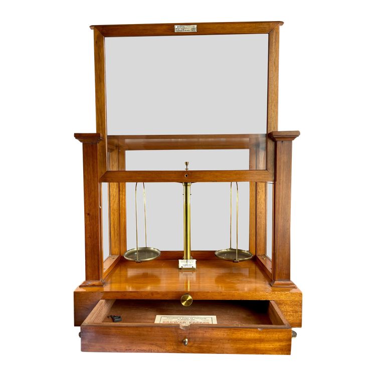 Pharmacy scale - Becker's Sons - 1889 - Complete with original weights