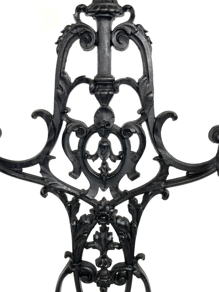 Majestueux Porte-Manteau Porte-Parapluie en Fonte – Style Art Nouveau – 19ème – Brasserie Parisienne
