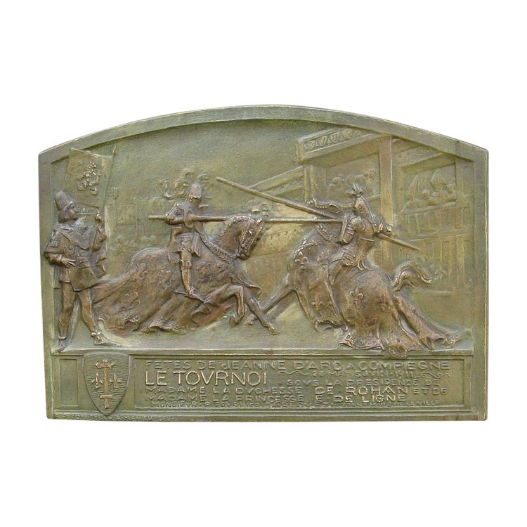 Festa di bronzo di Giovanna d'Arco a Compiègne 1911.