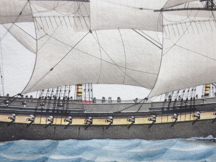 Portrait de bateau, XIXe siècle.