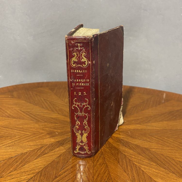 Ancient book The Siege of Florence - Guerrazzi - 1836