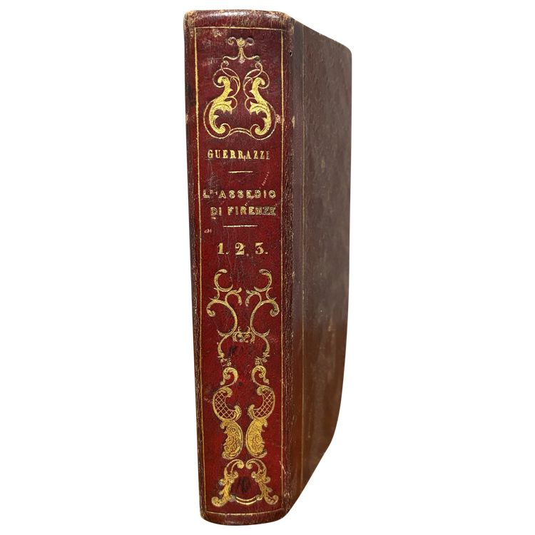 Ancient book The Siege of Florence - Guerrazzi - 1836