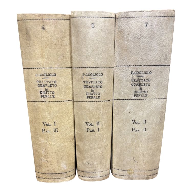 Traité complet de droit pénal - Pietro Cogliolo - 1889
