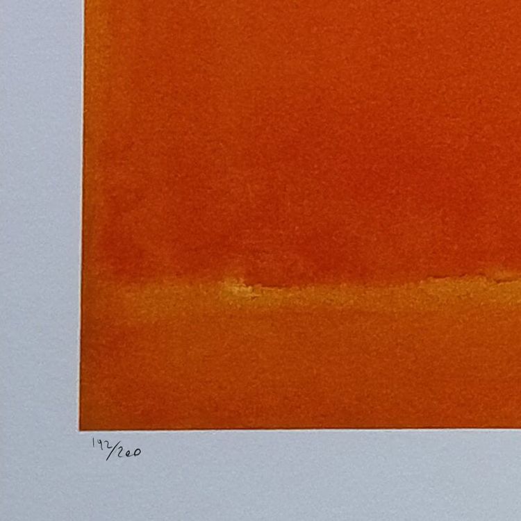 1980er Jahre Wunderschöne Mark Rothko Lithographie in limitierter Auflage