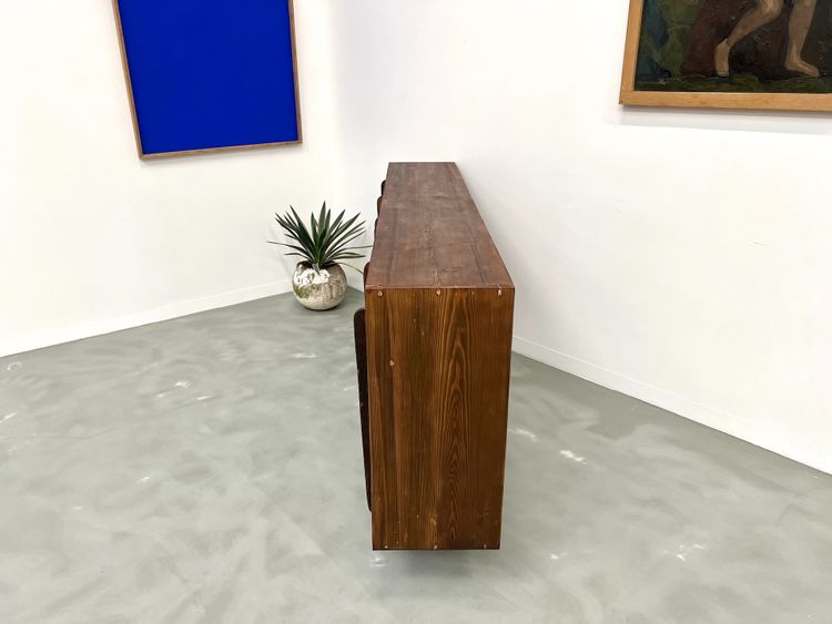 Credenza francese in pino, stile Perriand / Prouvé - 1950 circa