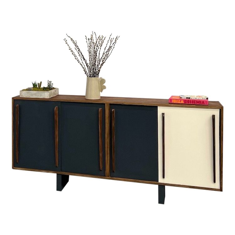 Credenza francese in pino, stile Perriand / Prouvé - 1950 circa