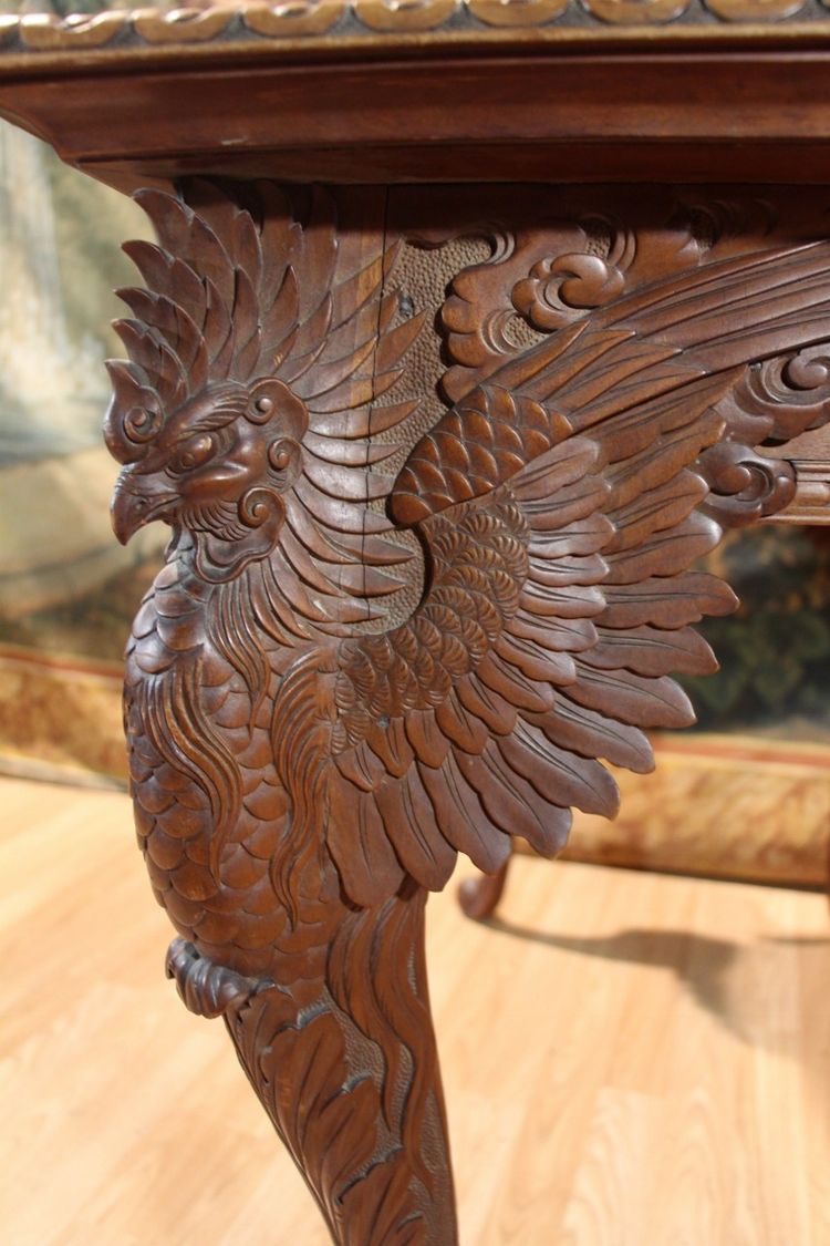 Nineteenth-century Carved Middle Table