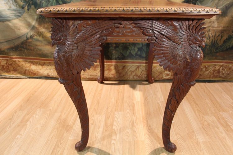 Nineteenth-century Carved Middle Table