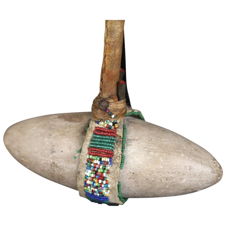 Kriegskeule aus Stein - Plains-Indianer