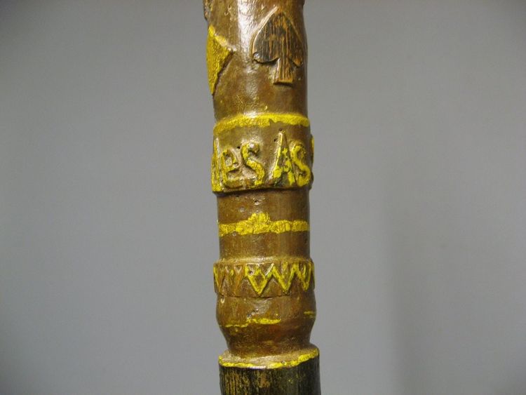 Canne d'Art Populaire De Soldat De l'Armée d'Afrique.