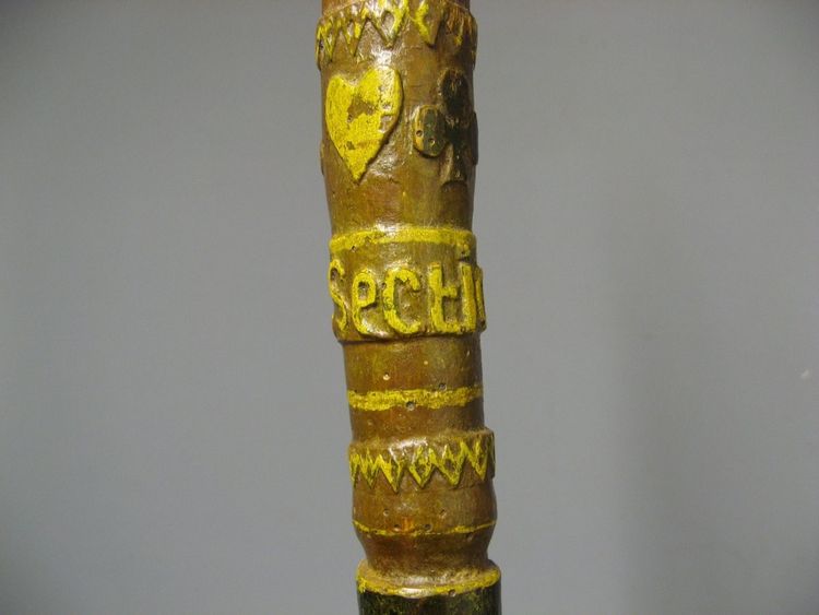 Canne d'Art Populaire De Soldat De l'Armée d'Afrique.