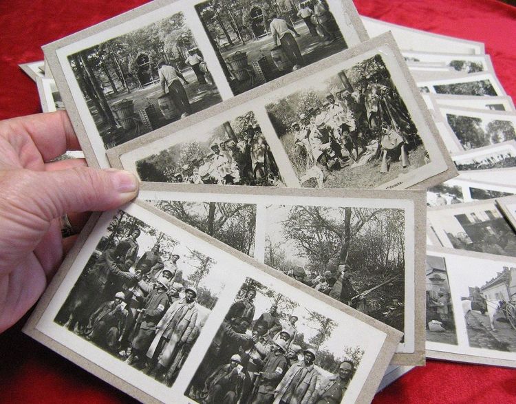 World War 14/18. Lot of 85 Stereoscopic Photo Views