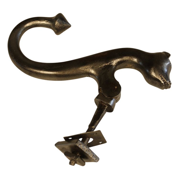 Wrought iron door knocker in the Haute Epoque style, complete 19th century