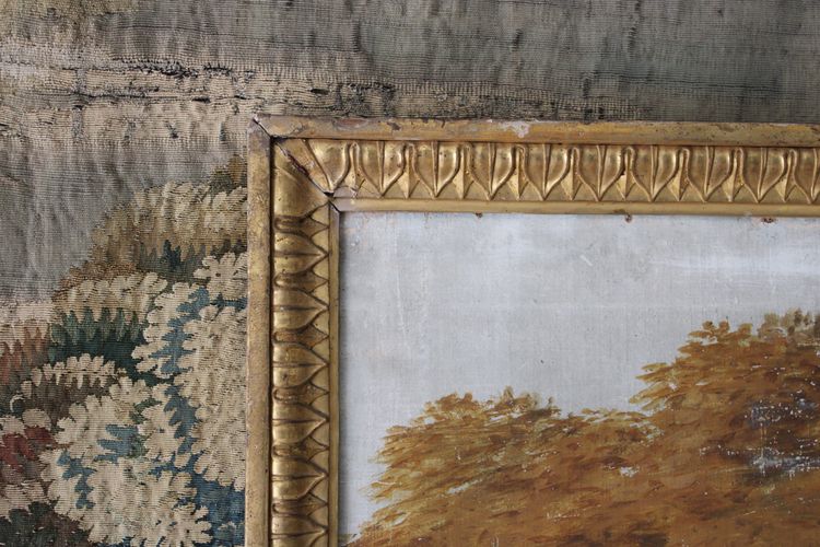Large canvas painted in the Hubert Robert style, early 20th century