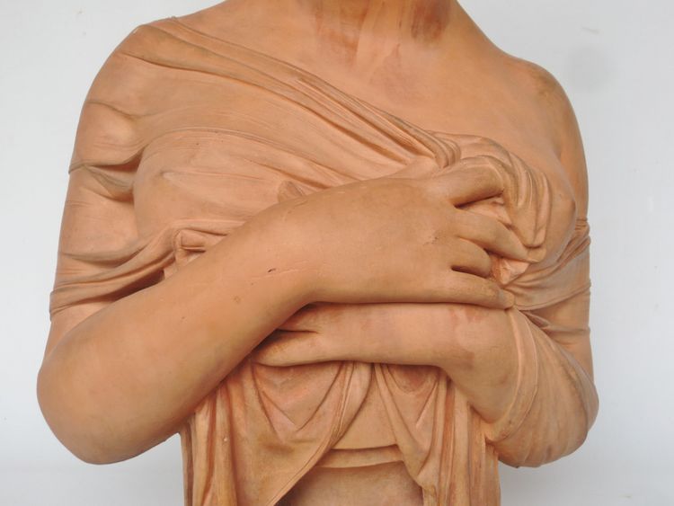 Portrait of Juliette Récamier, terracotta after Joseph Chinard.  