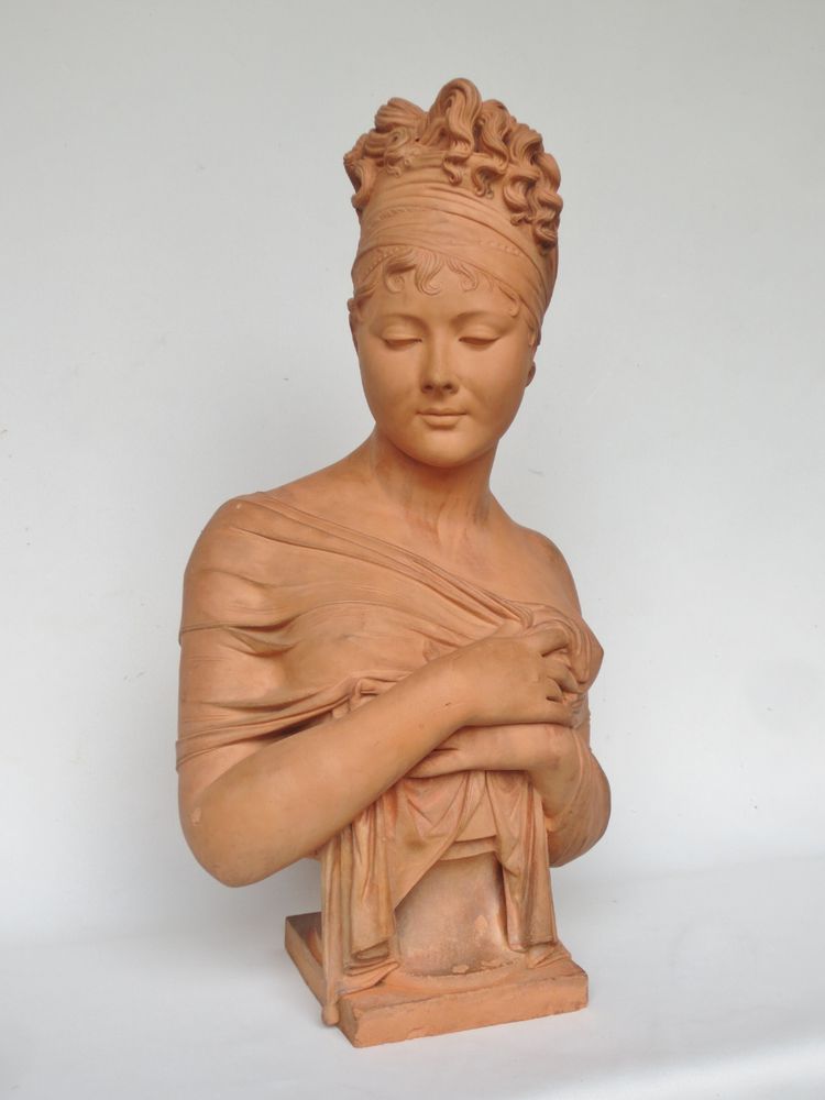 Portrait of Juliette Récamier, terracotta after Joseph Chinard.  