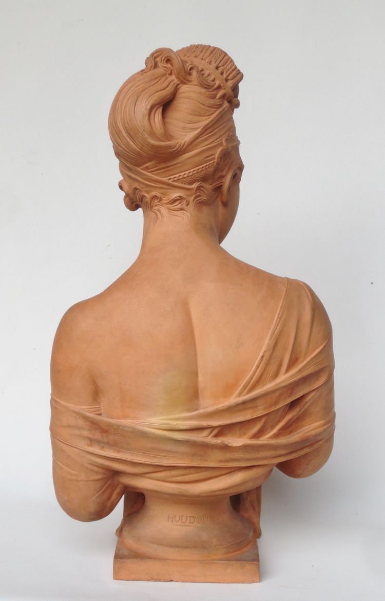 Portrait of Juliette Récamier, terracotta after Joseph Chinard.  
