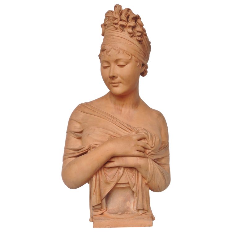 Portrait of Juliette Récamier, terracotta after Joseph Chinard.  