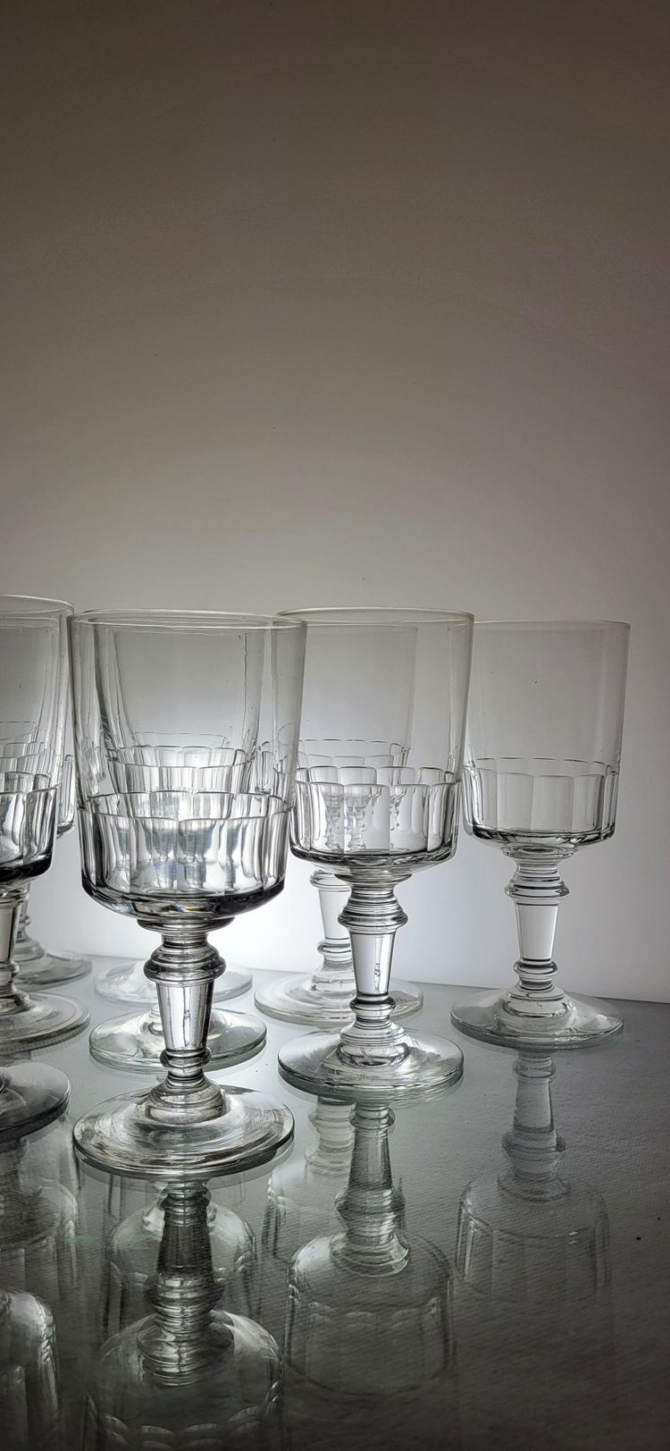 9 bicchieri da acqua/vino Mirabeau