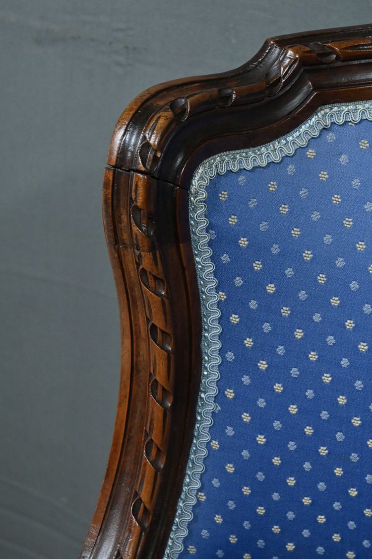 Beech Swivel Harpist Chair, Louis XVI style - Early 20th century
