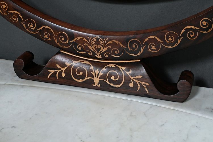 Coiffeuse en Palissandre et Marqueterie, époque Charles X – Début XIXe