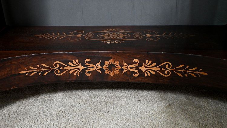 Coiffeuse en Palissandre et Marqueterie, époque Charles X – Début XIXe