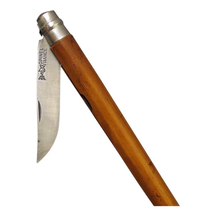 Canne à Système Avec Couteau Dépliant. Opinel.