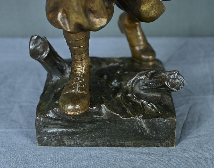 Bronzo "Le Zouave Trompettiste" di E. Carlier - Inizio XX secolo