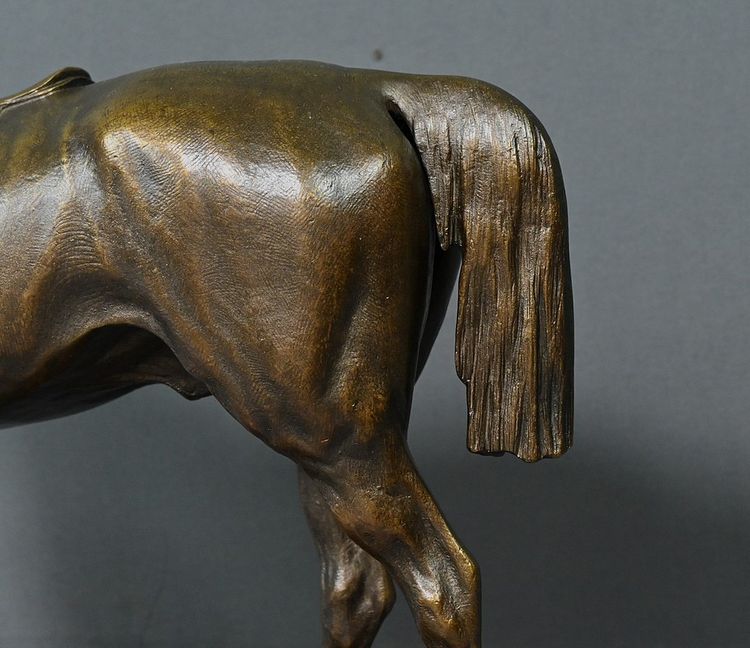 Cavallo "Saucebox" in bronzo, di P. Lenordez - seconda metà del XIX secolo