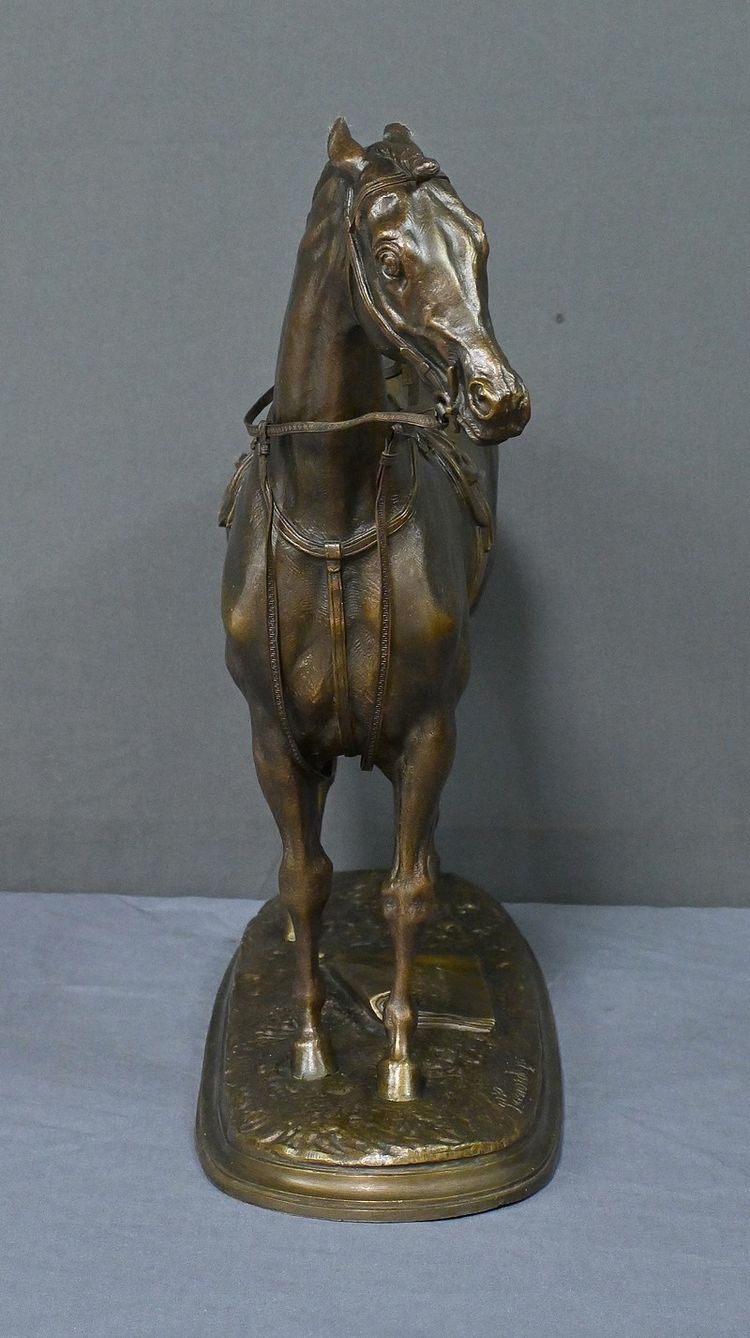 Cavallo "Saucebox" in bronzo, di P. Lenordez - seconda metà del XIX secolo
