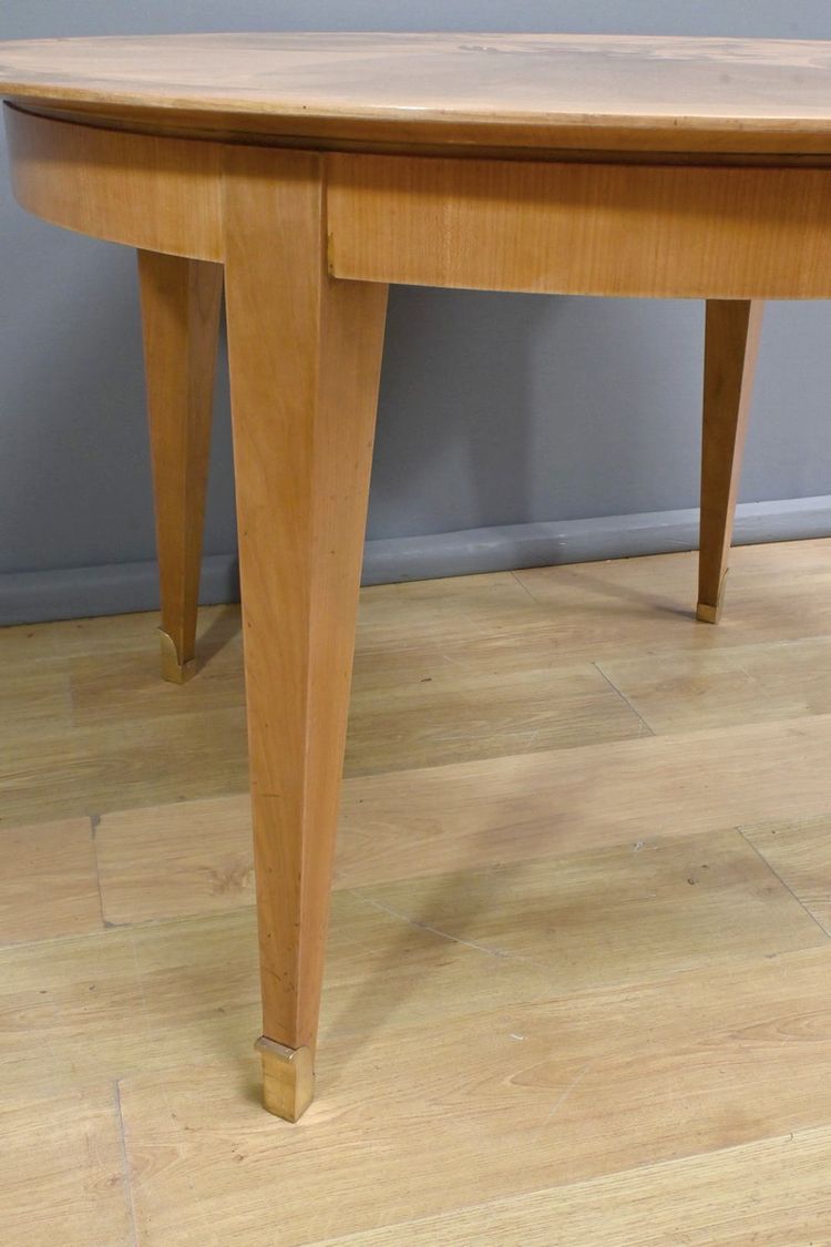 Table 4 à 10 Couverts en Merisier – 1950