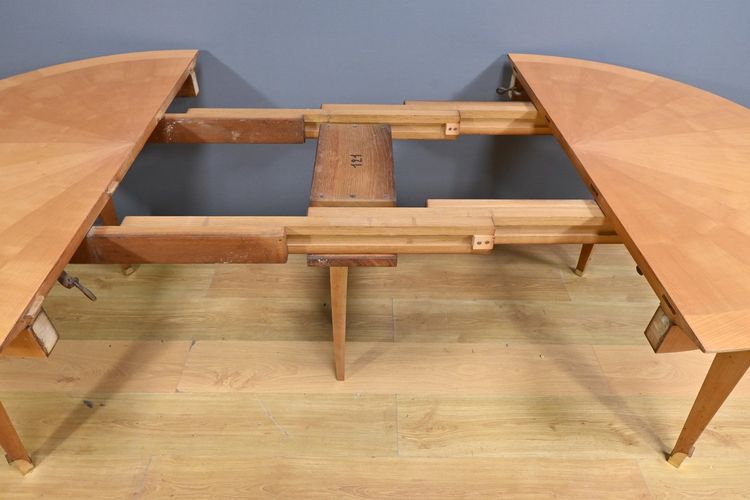 Table 4 à 10 Couverts en Merisier – 1950
