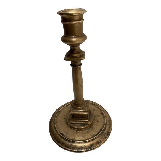 Candlestick in bronze XVth XVIth of the South West...