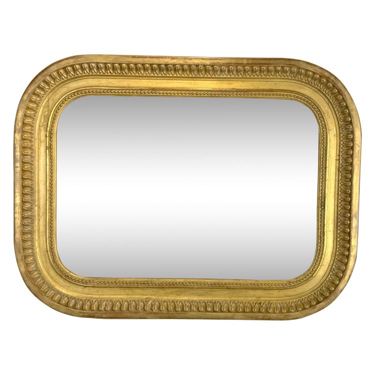 ANCIENT 19th CENTURY FRAME IN WOOD AND GILDED STUC SCULPTTED FOR PAINTING 46 CM X 34 CM