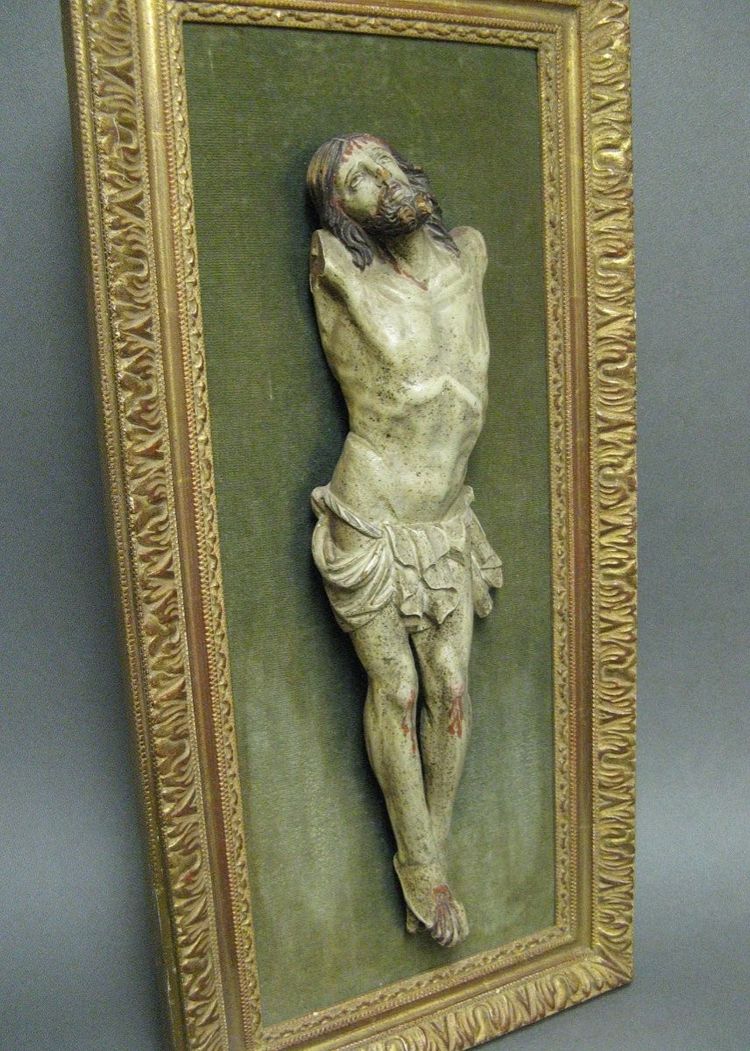 Christ in 18th century carved wood.