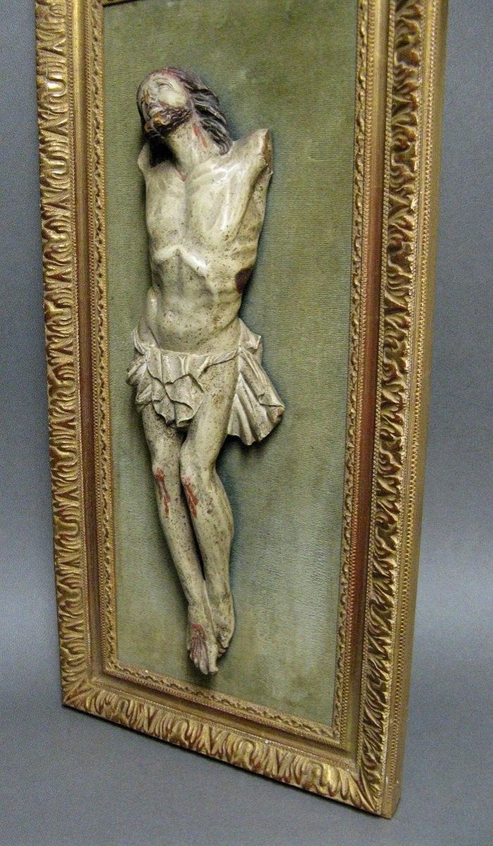 Christ in 18th century carved wood.