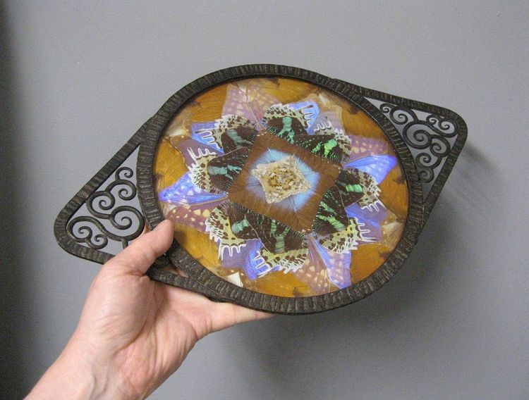 Ailes De Papillons Art Nouveau tray.
