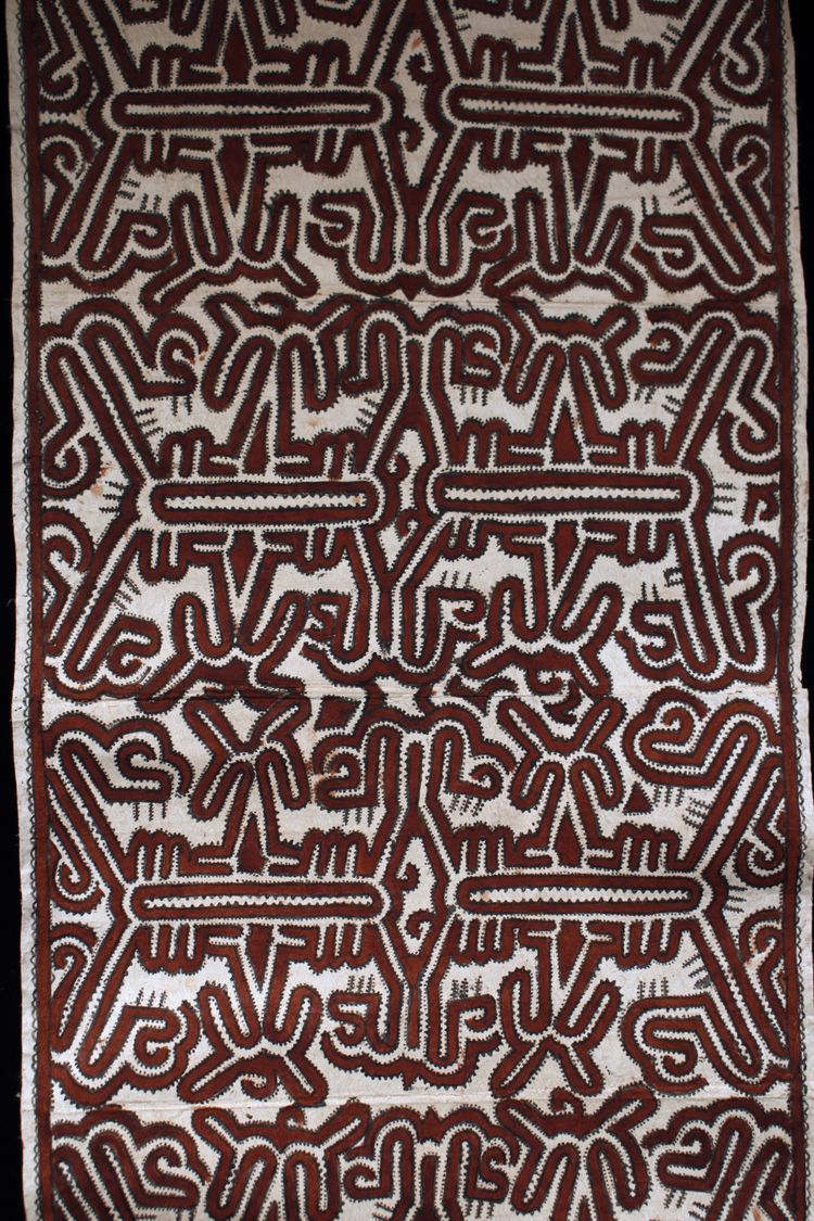 Tapa, Ozeanische Kunst, Tribal Art, Frühe Neuzeit, Ozeanien, Papua Neuguinea, Stoff, 124 x 62