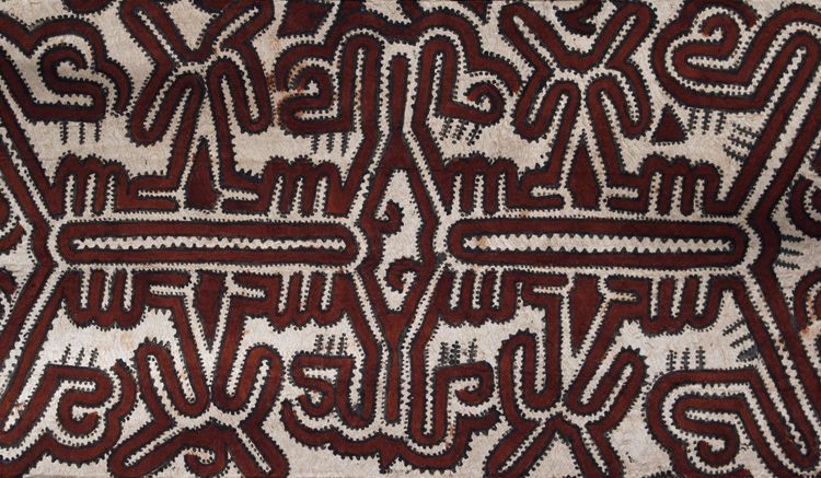 Tapa, Ozeanische Kunst, Tribal Art, Frühe Neuzeit, Ozeanien, Papua Neuguinea, Stoff, 124 x 62