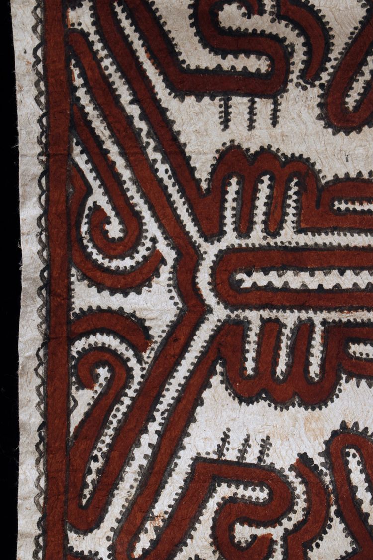 Tapa, Ozeanische Kunst, Tribal Art, Frühe Neuzeit, Ozeanien, Papua Neuguinea, Stoff, 124 x 62