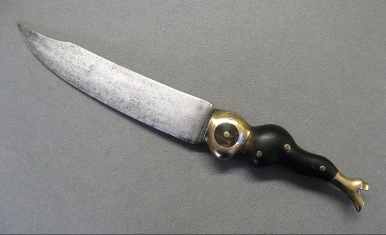 Couteau De Corporation à Corps De Femme XIXe.