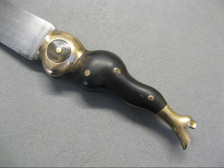 Couteau De Corporation à Corps De Femme XIXe.