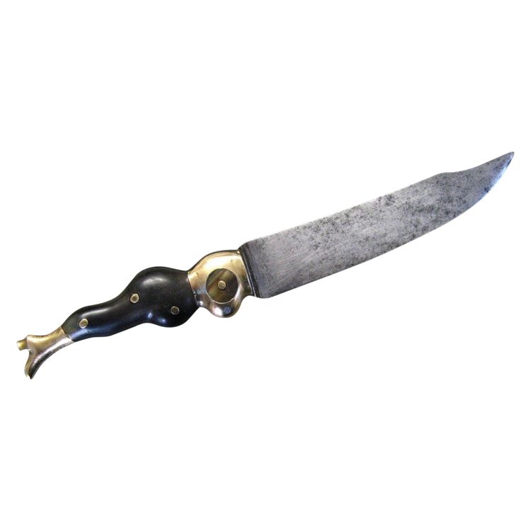 Couteau De Corporation à Corps De Femme XIXe.