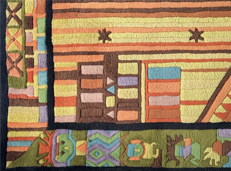 Vintage rug designed by Nini Ferrucci for YSSIMA, 1980s